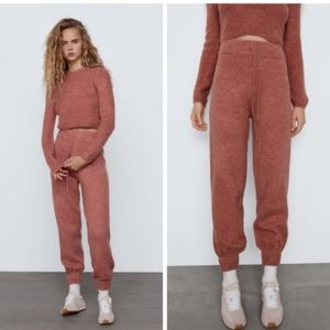 Zara knit sweater joggers